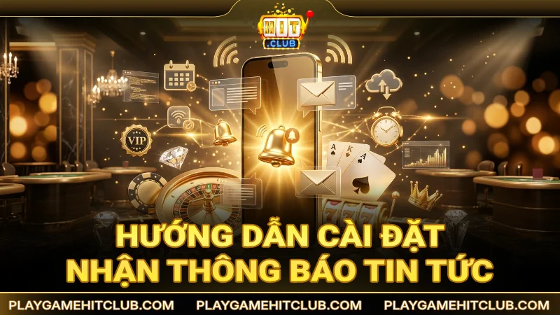 Hướng dẫn người chơi cài đặt nhận thông báo tin tức tự động
