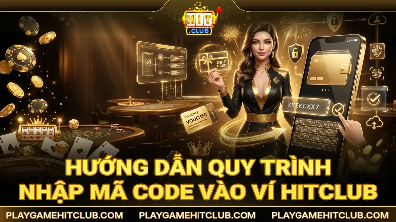 Hướng dẫn quy trình nhập mã code vào ví HitClub nhanh