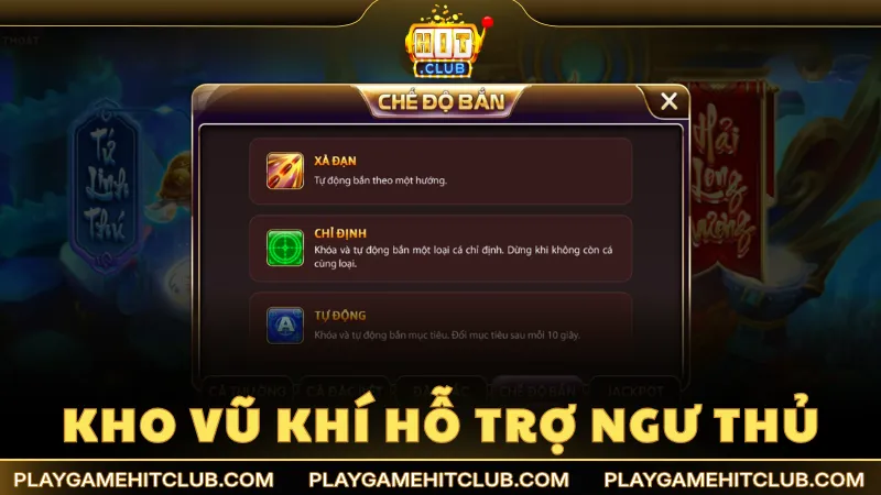 Kho vũ khí hỗ trợ ngư thủ săn bắn hiệu quả trong Rồng Thần