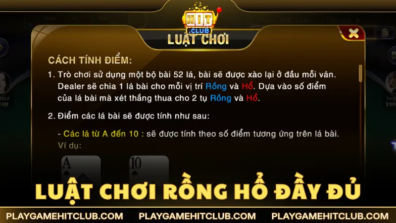 Luật chơi Rồng Hổ đầy đủ và chuẩn xác dành cho người mới bắt đầu