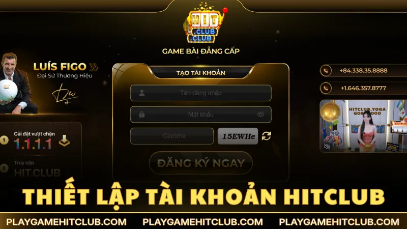 Thiết lập tài khoản HitClub chính chủ