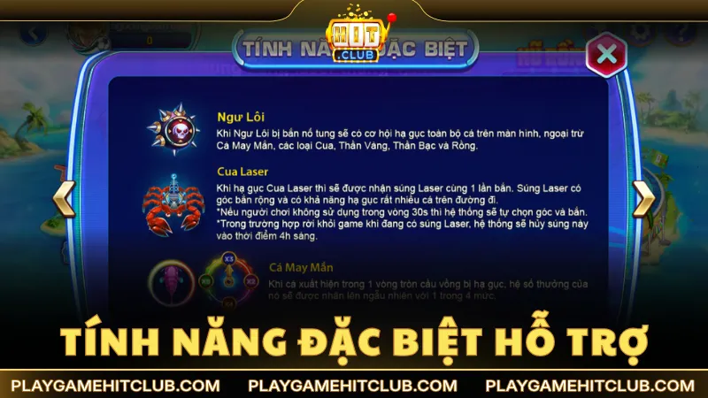 Tính năng đặc biệt hỗ trợ thợ săn cá Đại Dương