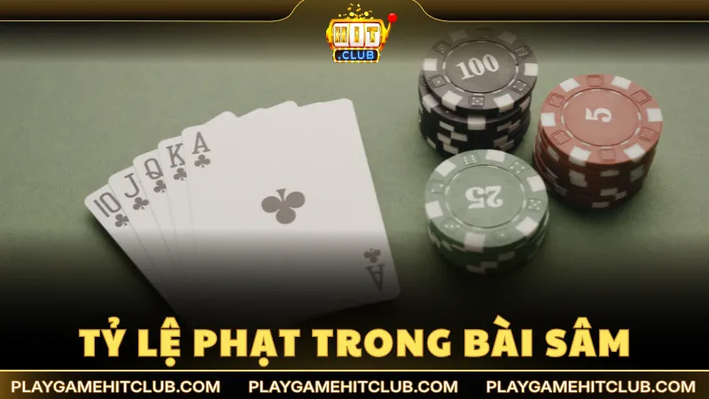 Tỷ lệ phạt khi thối bài hoặc đền sâm trong trò chơi